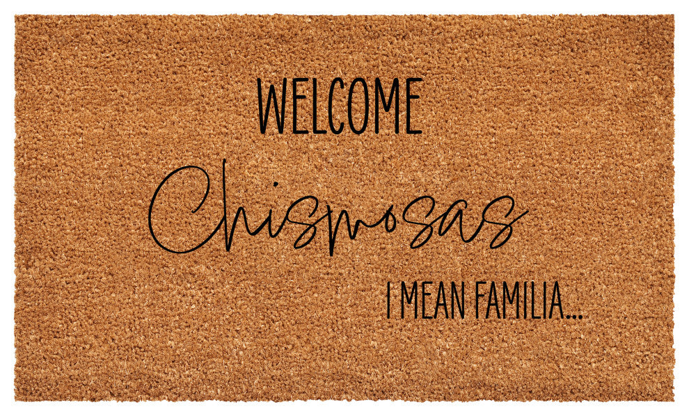 Calloway Mills Welcome Chismosas I Mean Familia Spanish Doormat, 24"x36"