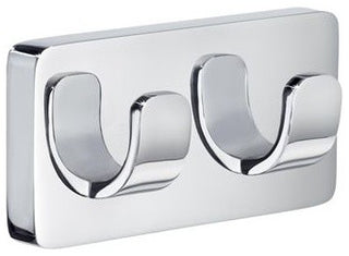 Ice Double Towel Hook, Polished Chrome