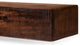 Rustic Fireplace Mantel, Mahogany, 60" L X 5.5" H X 6.25" D