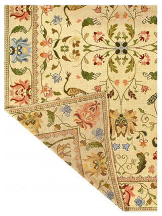 Ivory Fine Hand Knotted Turkish Rug 9'6'' X 13'2''