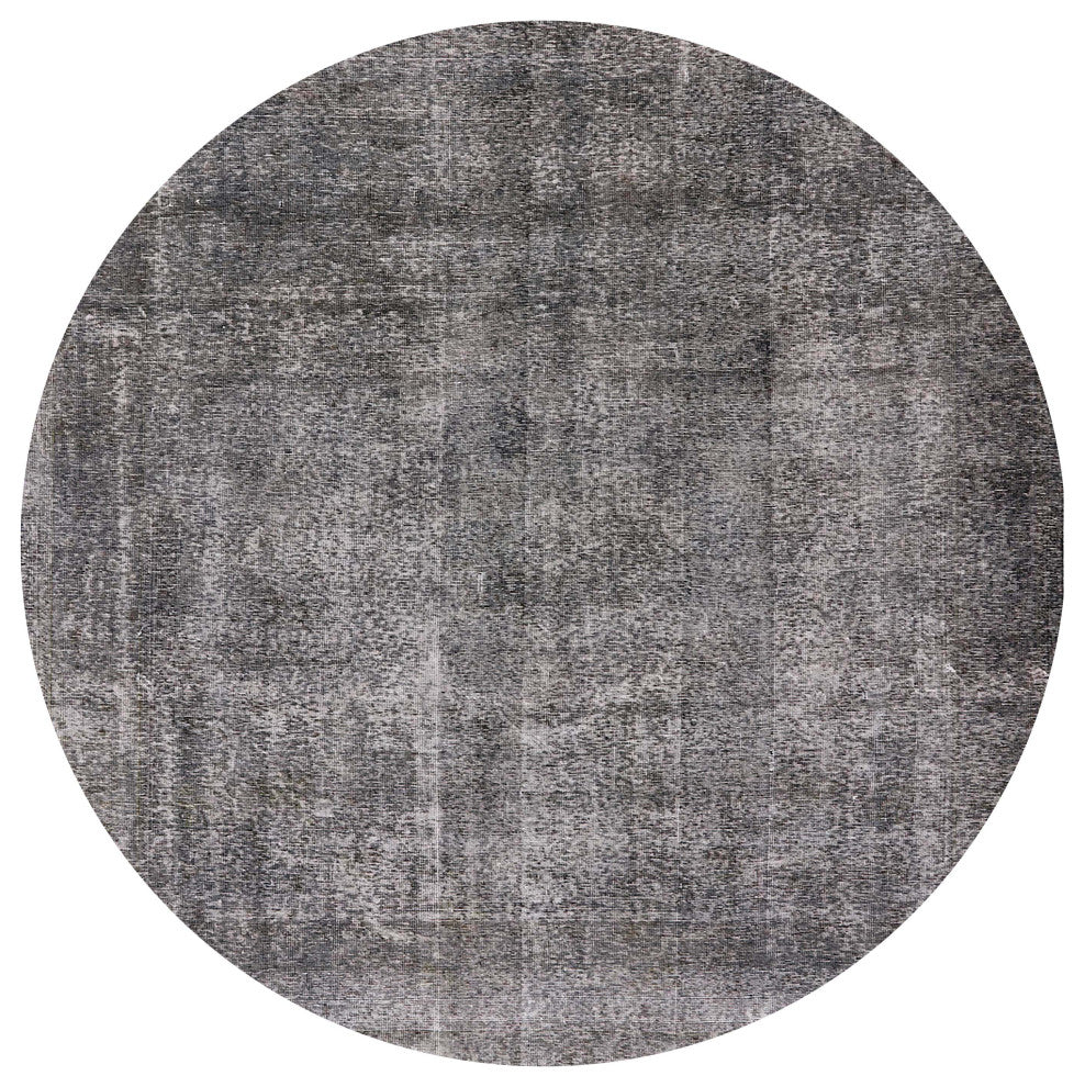 Ahgly Company Indoor Round Mid-Century Modern Area Rugs, 3' Round