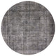 Ahgly Company Indoor Round Mid-Century Modern Area Rugs, 3' Round