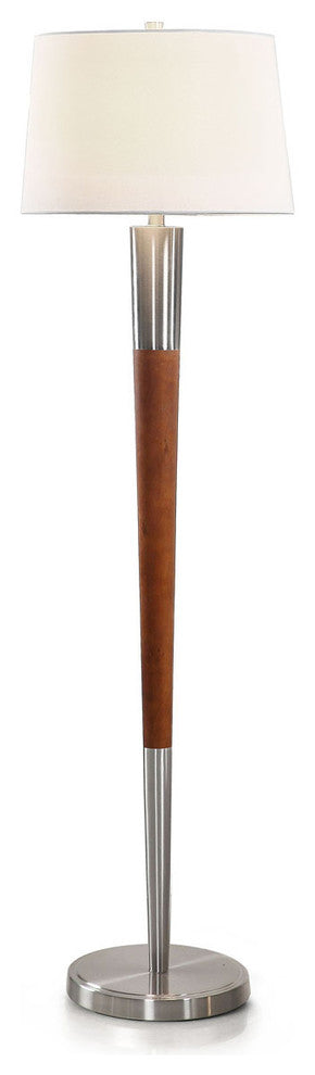 The Manhattan 62" Wood Floor Lamp