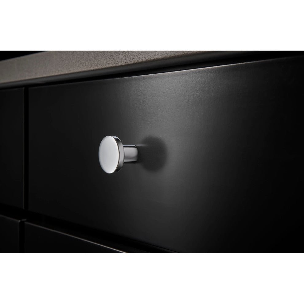 Top Knobs TK110 Tab 1-3/8 Inch Mushroom Cabinet Knob - Polished Chrome