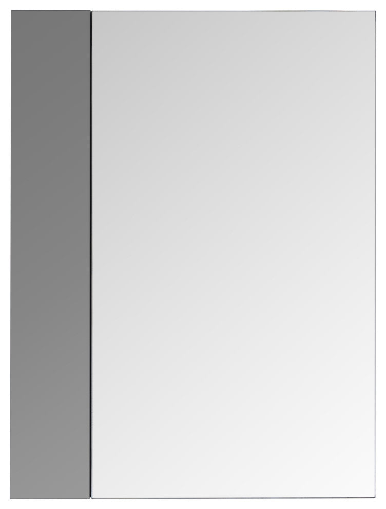 Eric Accent Rectangle Mirror, Smoke, 24"x18"
