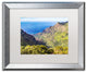 Pierre Leclerc 'Kalalau Valley' Matted Framed Art, Silver Frame, White, 20x16