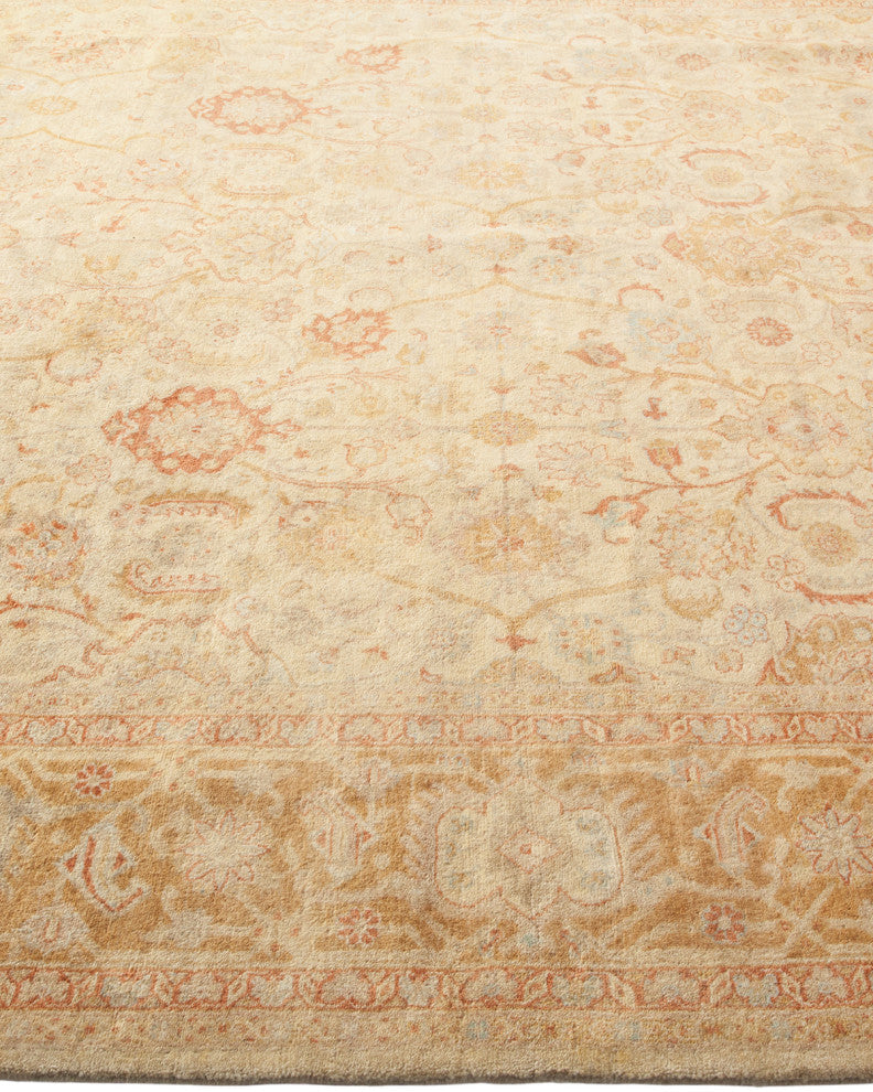 Selena, One-of-a-Kind Hand-Knotted Area Rug Ivory, 6'3"x8'10"
