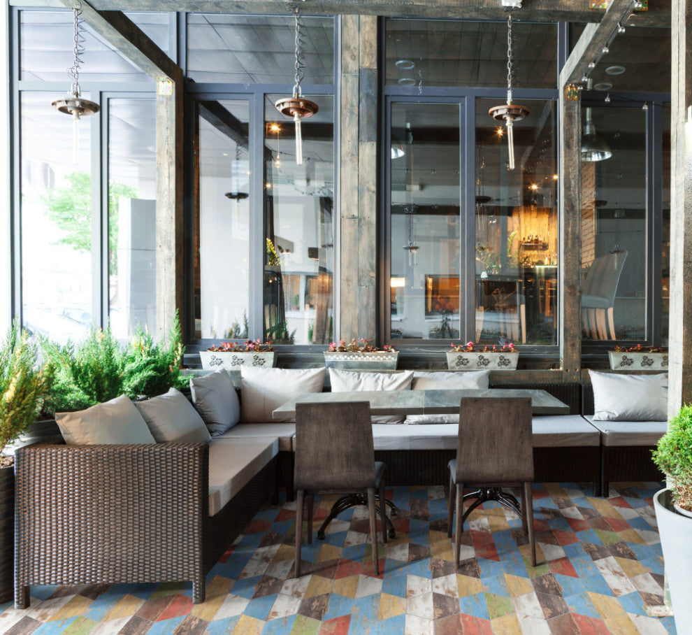 Karacter Hex Porcelain Floor and Wall Tile Sample