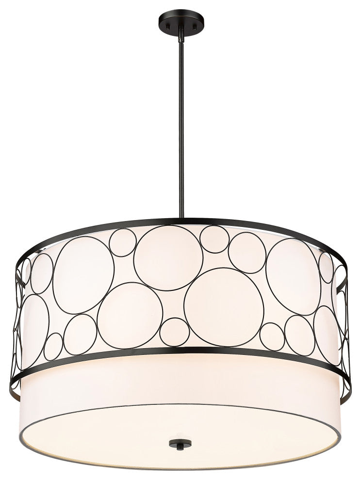 Zlite 197-32MB 5-Light Pendant, White