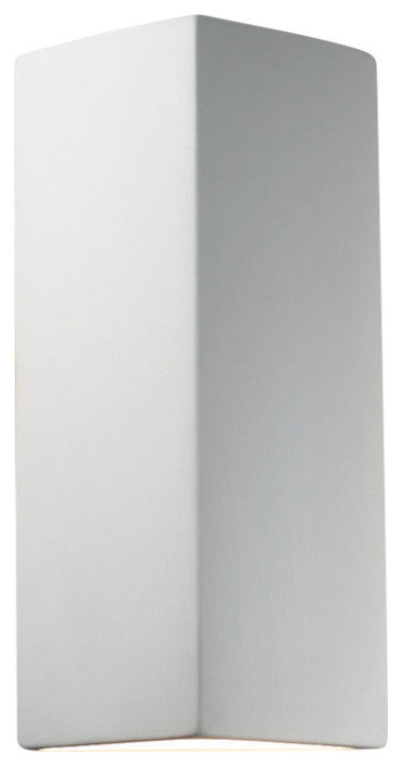 Ambiance ADA Peaked Rectangle, Wall Sconce, Bisque, Led