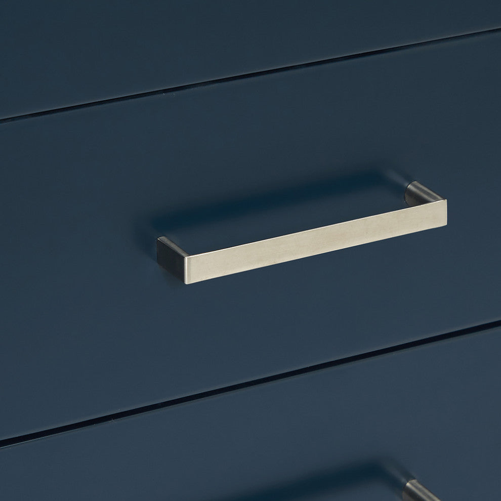 Magnolia 61" Oval Sinks Bath Vanity, 1.5" Carrara Marble