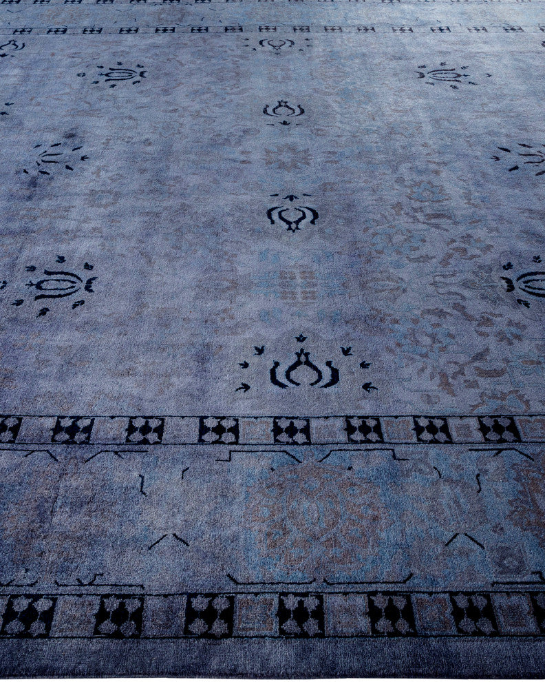 Fine Vibrance, One-of-a-Kind Hand-Knotted Area Rug Orange, 9' 0 x 12' 0