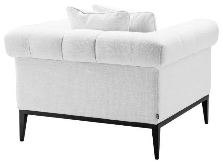 Tufted White Accent Chair | Eichholtz Aurelio