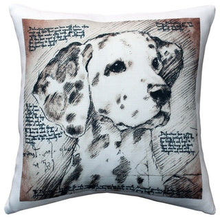 Leonardo's Dogs Dalmatian Dog Pillow