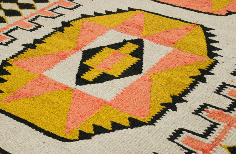 Vintage Turkish Kilim Runner 3' 2" x 12' 6", 38 in. x 150 in.
