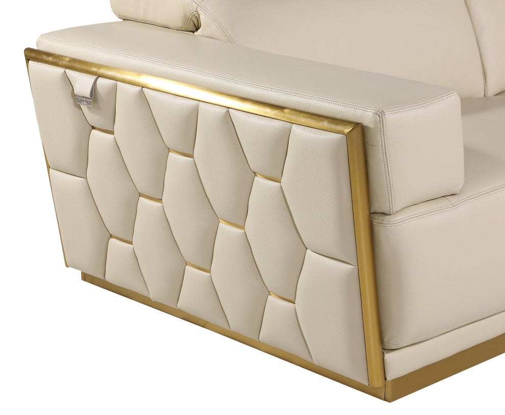 Enzo Top Grain Italian Leather  Loveseat