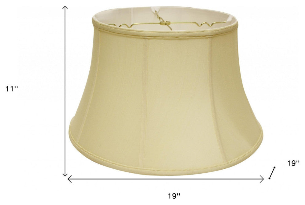 19" Antique White Drum Monay Shantung Lampshade