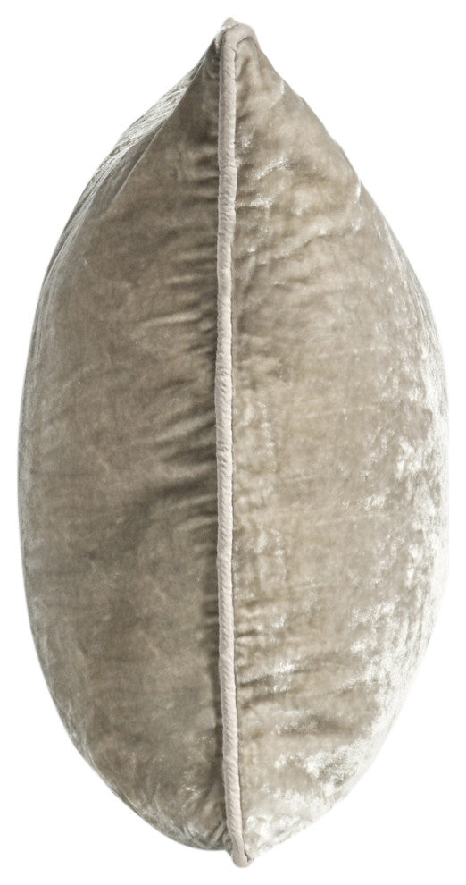 Lexington Viscose Silk Blend Throw Pillow by Kosas Home, Natural, 14x26