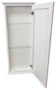 Angela On the Wall White Cabinet 37.5h x 15.5w x 5.25d