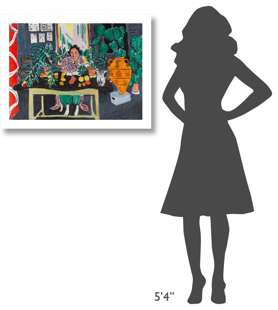 "Interior with an Etruscan Vase, 1940" Print by Henri Matisse, 32"x24"