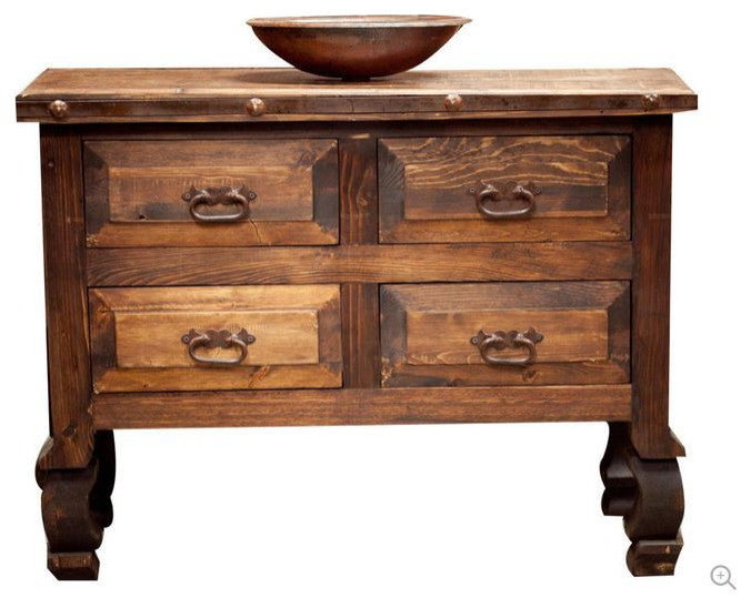 Yugo Small Bathroom Vanity, 48x22x36, Single Sink