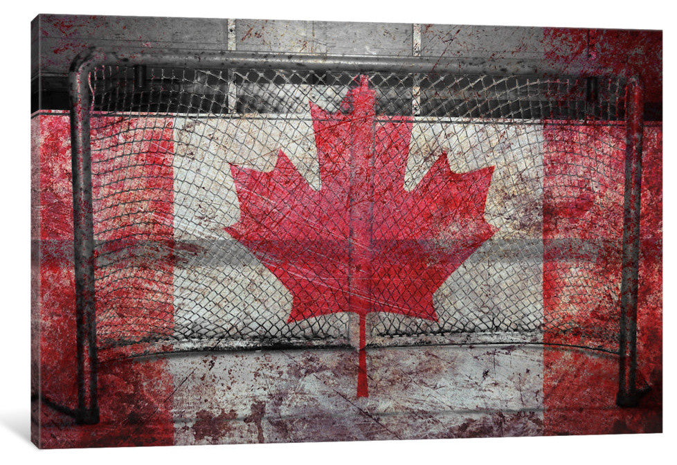 "Hockey Goal Gate #3" by iCanvas, Canvas Print, 40x26"
