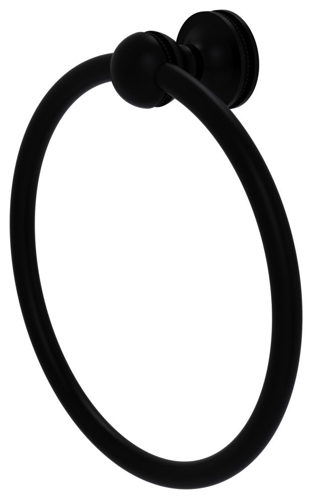 Mambo Towel Ring, Matte Black