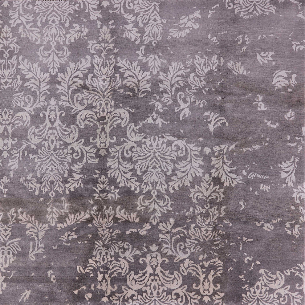Ahgly Company Indoor Square Mid-Century Modern Area Rugs, 3' Square