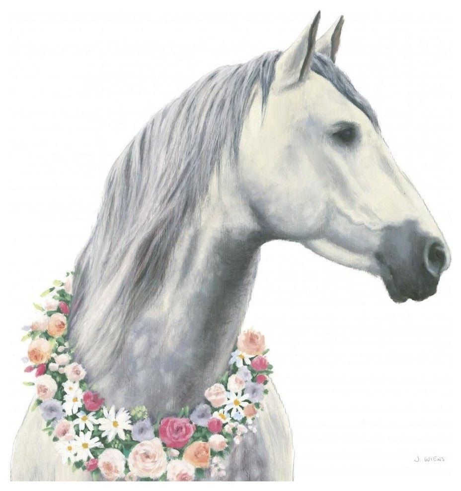 "Spirit Stallion I Square" Digital Paper Print by James Wiens, 20"x20"