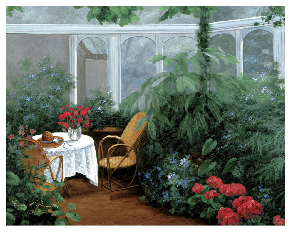 "Garden Room" Digital Paper Print by Diane Romanello, 26"x20"