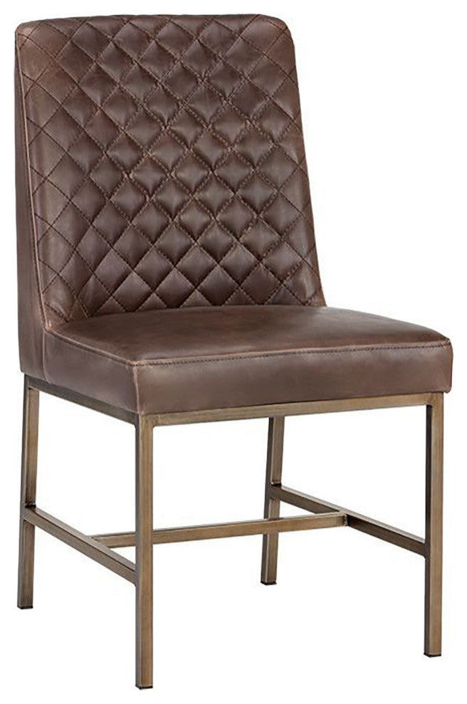 Leighland Dining Chair, Havana Dark Brown, Set of 2