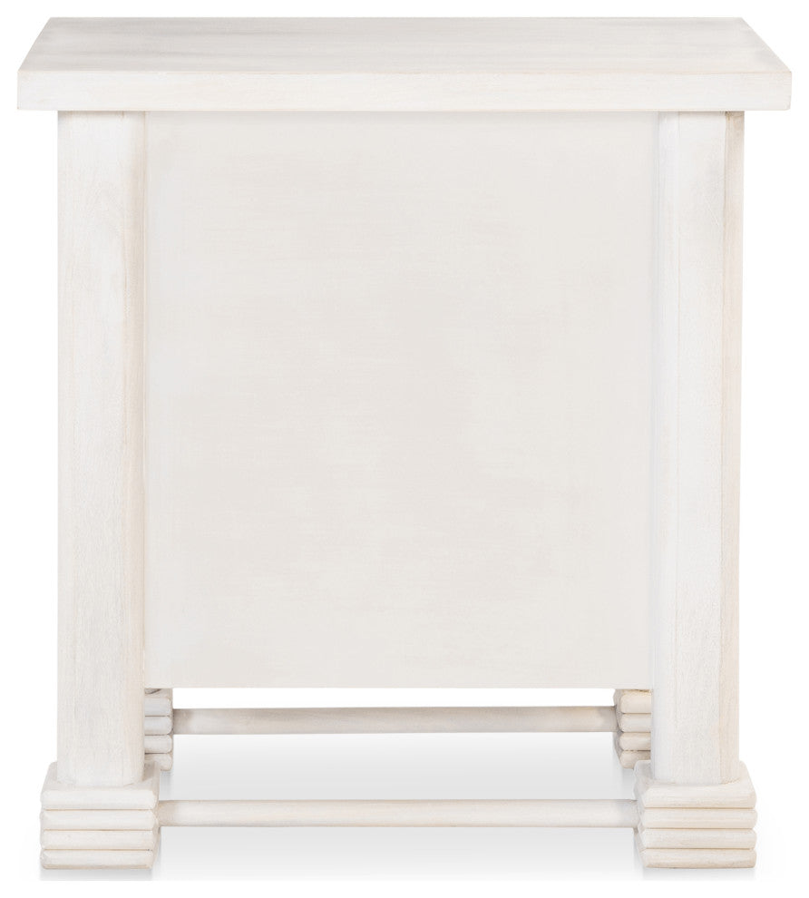 Clement Nightstand Whitewashed