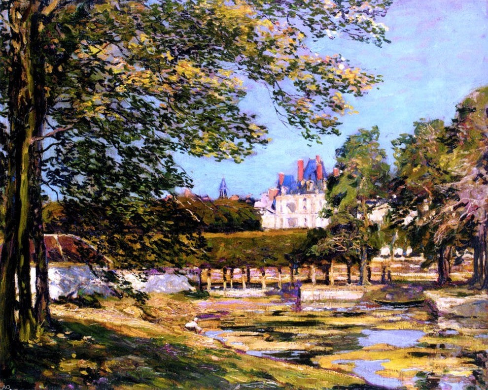 Alexander Jamieson The Palace At Fontainbleau, 20"x25" Wall Decal