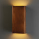 Ambiance Large Rectangle, Wall Sconce, Copper