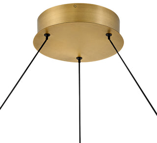 Fredrick Ramond Althea Large Chandelier, Lacquered Brass