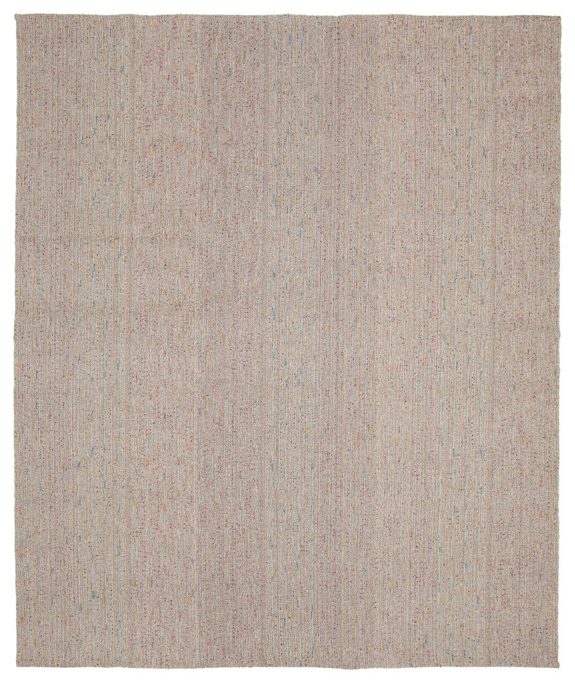 Rug N Carpet - Handmade Turkish 10' 4'' x 12' 2'' Flatweave Wool Kilim Rug