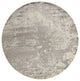Nourison Twilight 8' x Round Bone Modern Indoor Area Rug