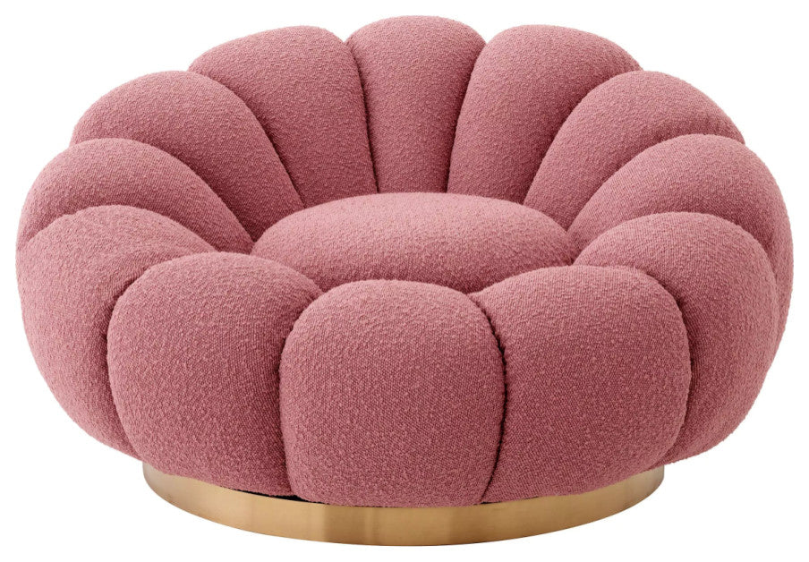 Flower Design Swivel Chair | Eichholtz Mello, Pink