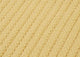 Simply Home Solid H833 Pale Banana Indoor/Outdoor Area Rug, Rectangular 2'x4'