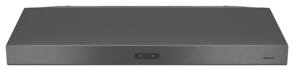 30-In. Glacier Series Under-Cabinet Range Hood, Black Stainless Steel