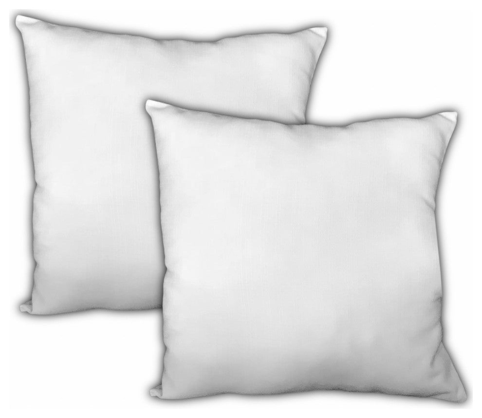 3-Piece Set Blue White Tropical Indoor Outdoor Zippered Pillows