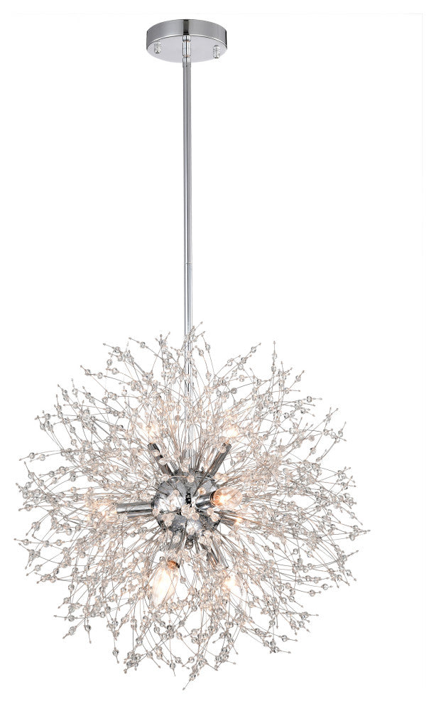 Subra 9-Light Sputnik Globe Chandelier