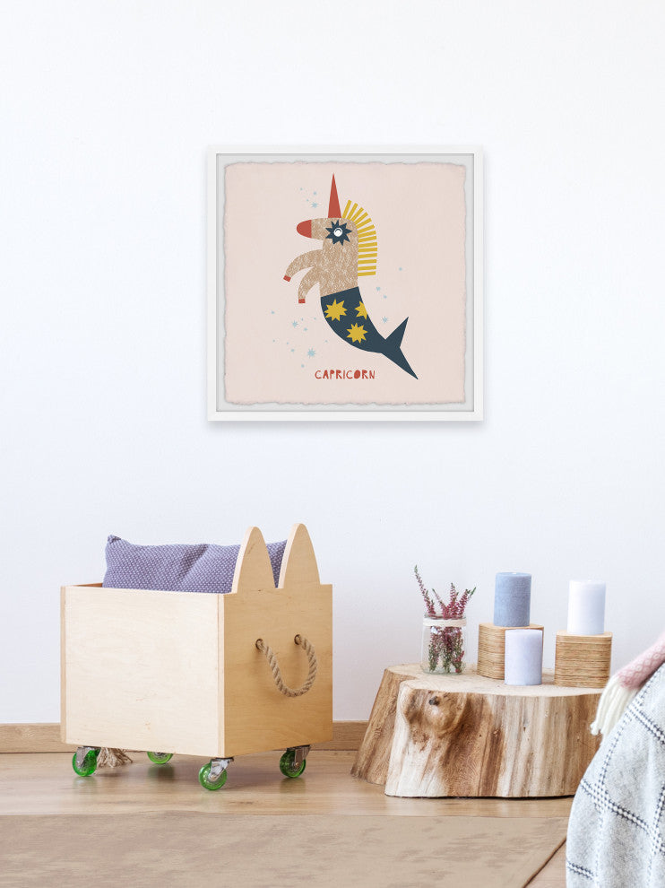 "I'm a Capricorn" Framed Painting Print, 24x24