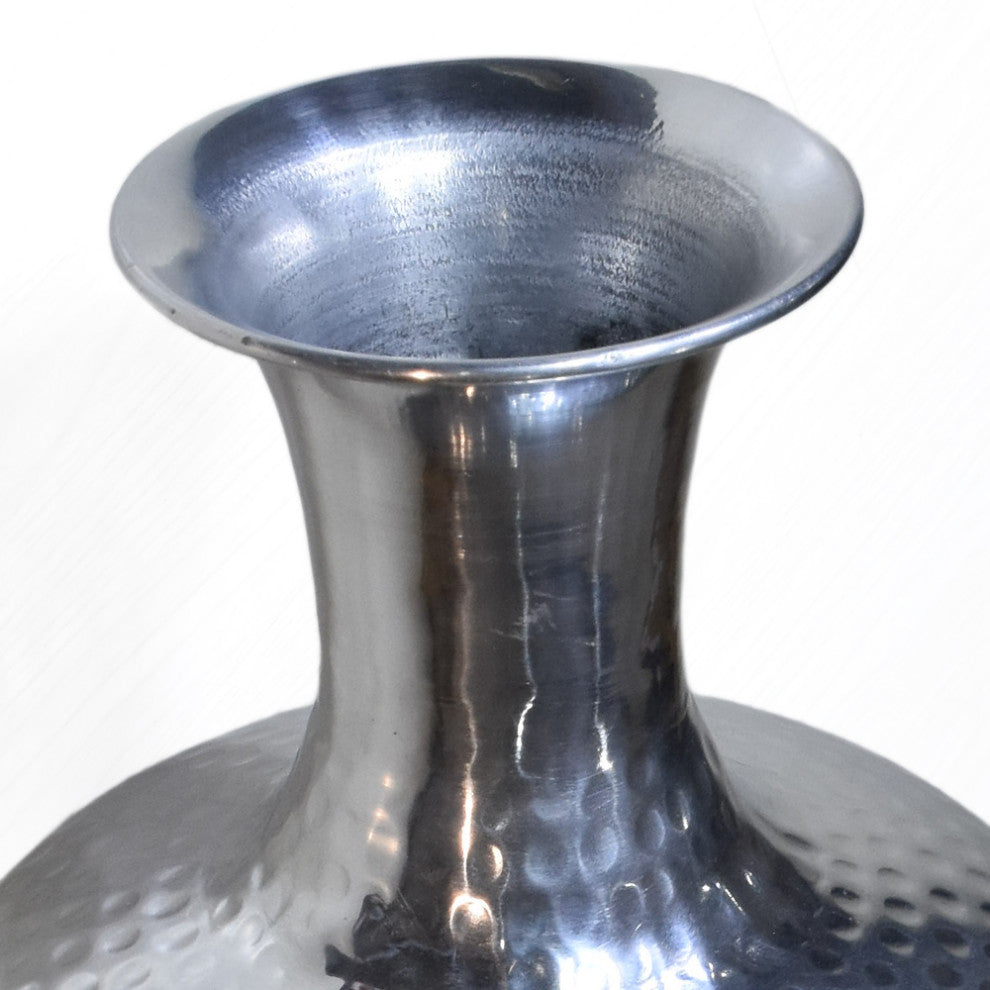 Handmade Aluminium Traditional Floor Flower vases For Indoor & Outdoor Use, Bronze Coated Color