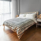 Black Scratch King Duvet Cover