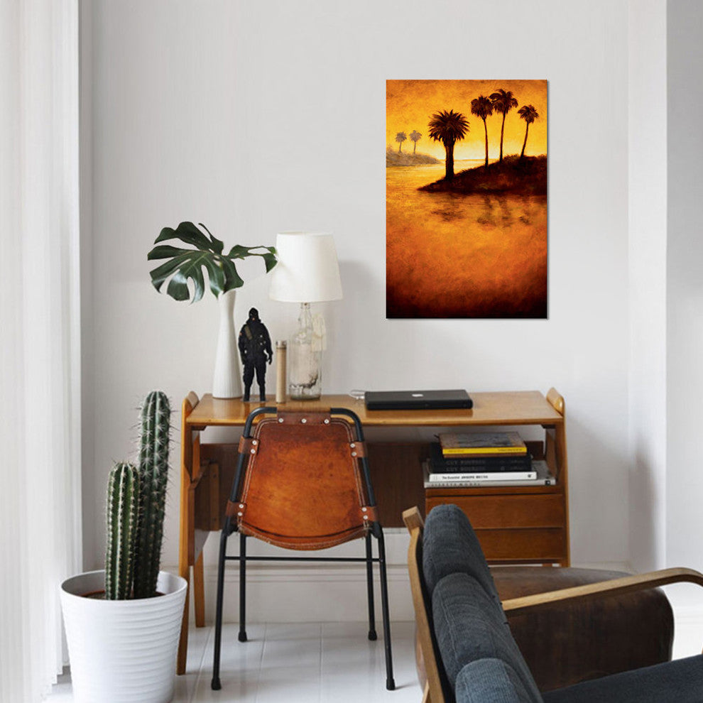 "Lagoon I" by Gregory Williams, Canvas Print, 18"x12"