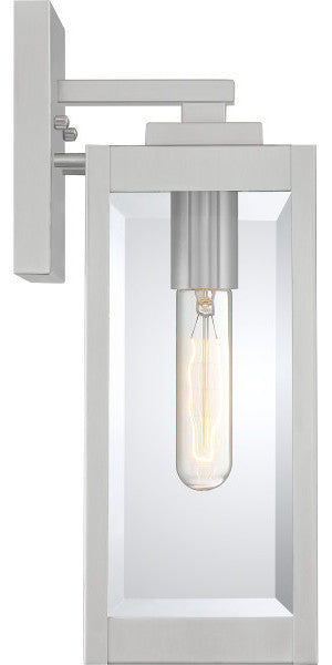 Westover 1-Light Outdoor Lantern, Stainless Steel