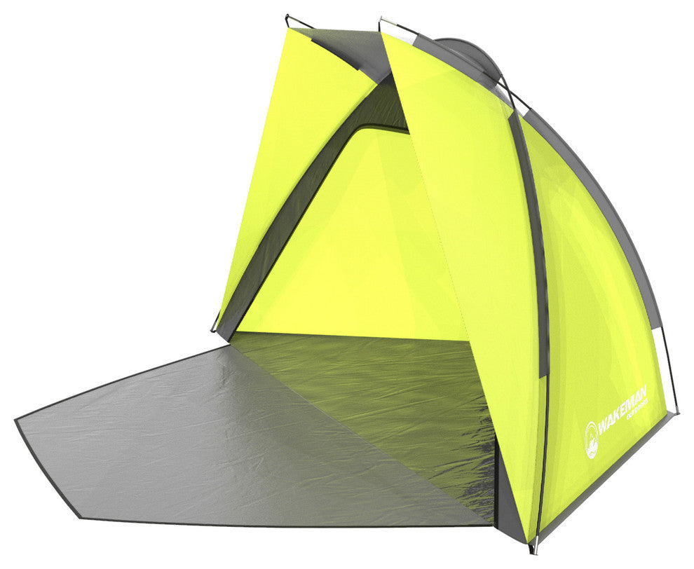 Green Beach Tent, Sun Shelter for Shade with UV Protection By Wakeman Outdoors