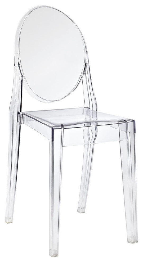 Restaurant Tables and Chairs, "Alfio" Bistro Chairs, Clear