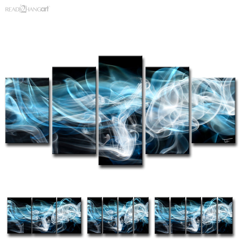 Ready2HangArt ''Glitzy Mist XIII'' by Tristan Scott, 30"x60", 5 Piece Set